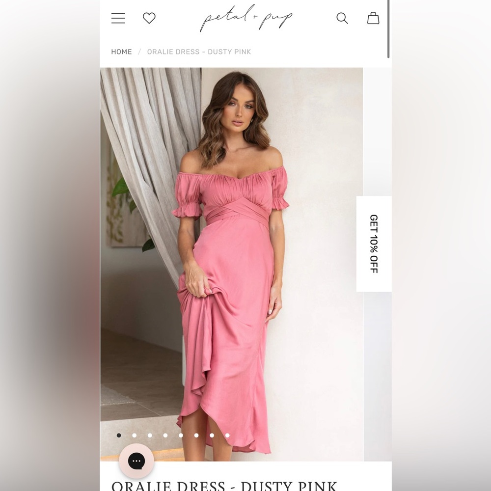 Petal and Pup “Oralie dress” dusty pink